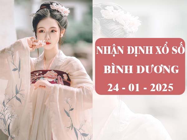 Thống kê xổ số Bình Dương ngày 24/1/2025 chuẩn xác